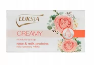 Mydła - Luksja Rose&Milk Protein 90g - mydło kosmetyczne - miniaturka - grafika 1