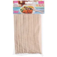 Naczynia i sztućce jednorazowe - Cuisine Elegance - Zestaw drewnianych noży 16,5 cm 50 szt. - miniaturka - grafika 1