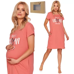 Doctor Nap, Best Mom, Koszula nocna, ciążowa, TCB.4109, S - Piżamy ciążowe - miniaturka - grafika 1