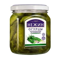 Soki i napoje niegazowane - Ogórki marynowane Po-nieżynski Niżyn, 450g - miniaturka - grafika 1