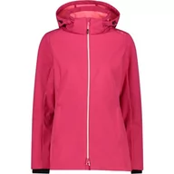 Kurtki damskie - CMP damska kurtka Softshell z odpinanym kapturem, Fuxia, 48 - miniaturka - grafika 1
