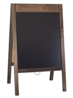 Tablice i flipcharty - Potykacz stojak drewniany dwustronny 100x60 POLSKI - miniaturka - grafika 1