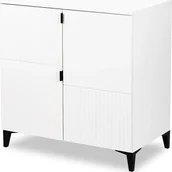 Komody dla dzieci - Elior Komoda dla dzieci MIA MINI biała/czarna LITTLE SKY - miniaturka - grafika 1
