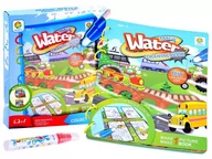 Kolorowanki, wyklejanki - Jokomisiada, Kreatywna Wodna Malowanka Książka Obrazek Za2957 - miniaturka - grafika 1