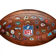 Rugby - Bal dla dzieci Wilson NFL Throwback 32 Team Logo - miniaturka - grafika 1