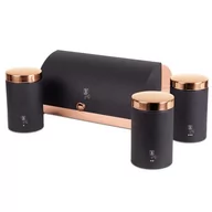 Chlebaki - CHLEBAK Z ZESTAWEM POJEMNIKÓW BERLINGER HAUS BH-6731 BLACK ROSE - miniaturka - grafika 1