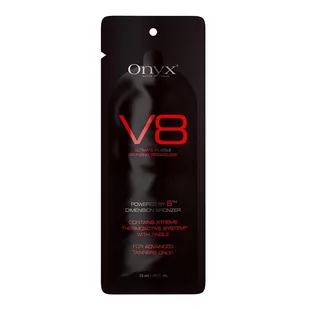 Onyx, V8, balsam przyspieszający opaleniznę, 12 ml - Balsamy i kremy do opalania - miniaturka - grafika 1