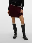 Spódnice - Vero Moda Spódnica w kolorze bordowym - miniaturka - grafika 1