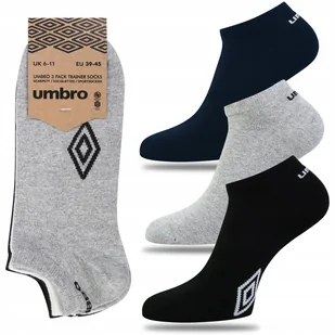Skarpety bawełniane STOPKI 3-PAK sportowe UMBRO SNEAKER - 43-46 - Skarpetki męskie - miniaturka - grafika 1