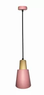 Lampy sufitowe - Candellux Lampa Wisząca Faro 1 Rózówy 50101259 - miniaturka - grafika 1