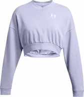 Bluzy damskie - Under Armour Bluza damska UNDER ARMOUR Rival Terry Oversized Crop Crew XS - miniaturka - grafika 1