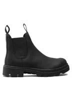 Botki damskie - ECCO Sztyblety Grainer W 21470302001 Czarny - miniaturka - grafika 1