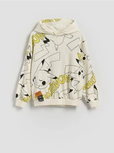 Reserved - Bluza oversize Pokémon - złamana biel - Bluzy dla chłopców - miniaturka - grafika 1