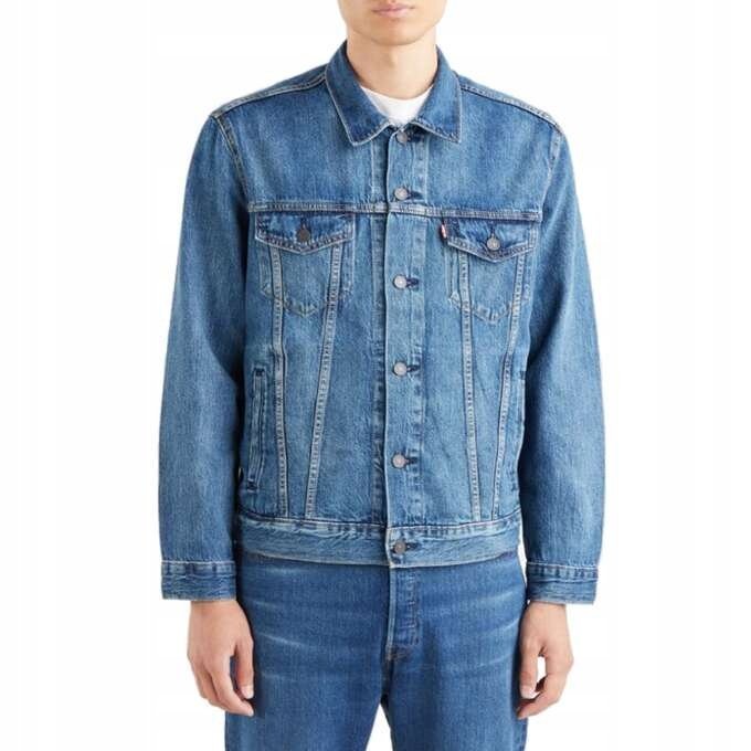 LEVI'S KURTKA MĘSKA JEANSOWA NIEBIESKA S JSB