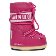 Buty dla dziewczynek - Śniegowce Moon Boot 80D1400440 S Różowy - miniaturka - grafika 1