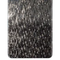 Szkła hartowane na telefon - Folia naklejka skórka strukturalna na TYŁ+BOKI do Xiaomi Redmi Note 7 Pro - Carbon Pixel Czarny - apgo SKINS - miniaturka - grafika 1