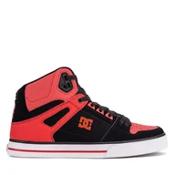 Sneakersy męskie - Sneakersy DC PURE HIGH-TOP WC ADYS400043-FWB Czerwony - miniaturka - grafika 1