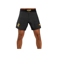 Spodnie sportowe męskie - Venum x Ares Spodenki MMA Fightshorts Black/Gold - miniaturka - grafika 1