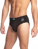 Majtki męskie - SLIPY AMA M-949 C (kolor czarny, rozmiar L) - miniaturka - grafika 1