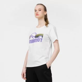 Koszulki sportowe damskie - Damski t-shirt z nadrukiem MARMOT Coastal Tee - grafika 1