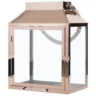 Beliani Lampion miedziany KASOS - Poduszki ogrodowe - miniaturka - grafika 1