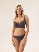 Biustonosze - Biustonosz usztywniany Sapphire Esotiq grafitowy 70H - miniaturka - grafika 1