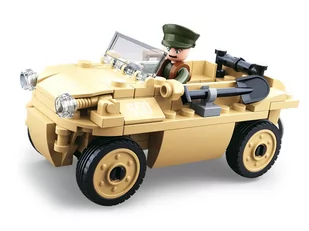 Sluban Klocki Amfibia Jeep Wojsko 103el. - Klocki - miniaturka - grafika 1