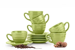 Zestaw kawowy, 6os. (12 el) SCILLA - Serwisy do kawy i herbaty - miniaturka - grafika 1