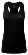 Koszulki sportowe damskie - RONHILL Koszulka biegowa damska bez rękawów CORE VEST black/bright white - miniaturka - grafika 1