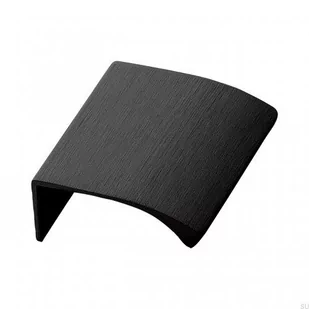 Uchwyt meblowy krawędziowy Edge Straight 40 Aluminiowy Czarny - Zawiasy, okucia i inne akcesoria - miniaturka - grafika 1