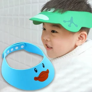 Daszek do mycia głowy dla dzieci/ Rondo kąpielowe - błękitny "kaczuszka" - Inne akcesoria do pielęgnacji dzieci - miniaturka - grafika 1