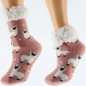 Skarpetki dla dzieci - Skarpetki Zimowe Dziecięce Grube Antypoślizgowe 32-35 - miniaturka - grafika 1