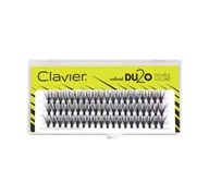 Sztuczne rzęsy i akcesoria - Clavier CLAVIER DU2O DOUBLE VOLUME KĘPKI RZĘS 9MM - miniaturka - grafika 1