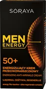 Soraya MEN ENERGY 50 + KREM ENERGIZUJĄCY PRZECIWZMARSZCZKOWY 50ML Zakupy dla domu i biura! 33320698