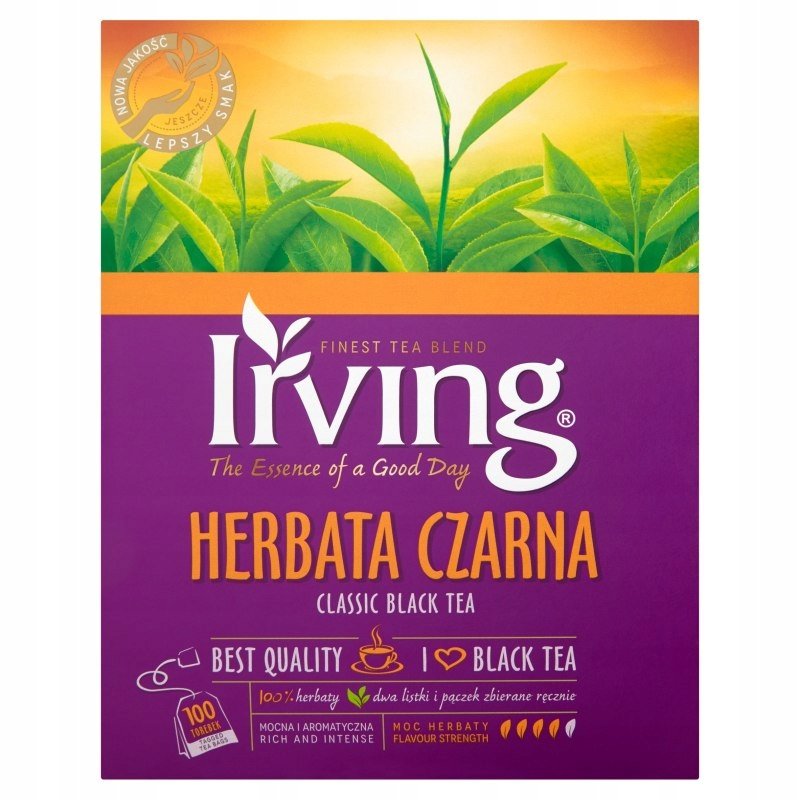 Herbata czarna Black Express Tea Irving 8x100 saszetek