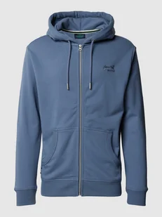 Bluza rozpinana z wyhaftowanym logo model ‘ESSENTIAL LOGO’ - Koszulki męskie - miniaturka - grafika 1