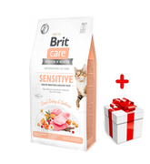 Sucha karma dla kotów - BRIT Care Cat Grain-Free Sensitive 400g + niespodzianka dla kota GRATIS! - miniaturka - grafika 1