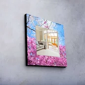 Lusterka do makijażu - CM WAL lity ma-072 ozdobnych lustro, lustro, kolorowa, 50 x 50 755MER1272 - miniaturka - grafika 1