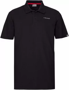 HEAD Club BJÖRN Polo Shirt M Black 2020 - Koszulki sportowe męskie - miniaturka - grafika 1
