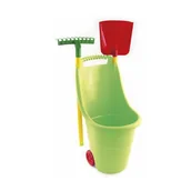 Zabawki i gry sportowe - TACZKA OGRODOWA DLA DZIECI Z NARZĘDZIAMI 33x44x77CM - miniaturka - grafika 1