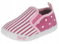 Buty dla dziewczynek - Beppi 2148441 trampki dziecięce tenisówki dla dziewczynki wsuwane roz. 21 - miniaturka - grafika 1