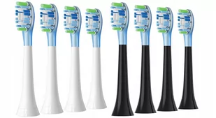 8x Końcówki Do Philips Sonicare C3 Premium Black & White - Końcówki do szczoteczek elektrycznych - miniaturka - grafika 1