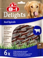 Przysmaki dla psów - 8in1 Przysmak dla psa Delights Beef Spirals Wołowina 60g - miniaturka - grafika 1