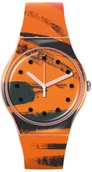 Zegarki męskie - Zegarek Swatch SUOZ362 BARNS-GRAHAMS ORANGE AND RED ON PINK - miniaturka - grafika 1