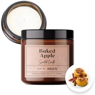 Świece - Naturalna Świeca Sojowa w Słoiku Bawełniany Knot o Zapachu Pieczone Jabłko - miniaturka - grafika 1