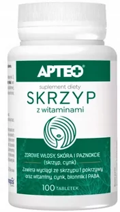 Synoptis Skrzyp z witaminami 100 szt. - Włosy, skóra, paznokcie - miniaturka - grafika 1