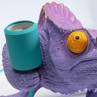 Lampa stołowa Kare Chameleon, multicolor, żywica syntetyczna, 44 cm - Lampy stojące - miniaturka - grafika 1