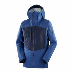Kurtka Salomon Force 3L Shell Navy Peony - Kurtki i kamizelki sportowe damskie - miniaturka - grafika 1