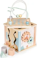 Sortery dla dzieci - Ecotoys Drewniana kostka edukacyjna sorter klocki ECOTOYS - miniaturka - grafika 1