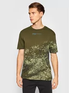 Koszulki męskie - Jones Jack T-Shirt Nines 12192919 Zielony Relaxed Fit - miniaturka - grafika 1